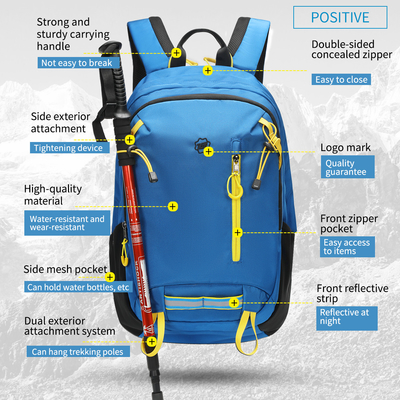 T-B9280 New Trending Waterproof Hiking Backpack Mountaineering Bag With Reflective Strip