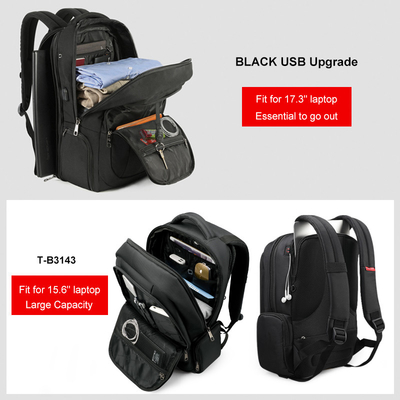 BSCI Usb Charging Business Travel Laptop Backpack For Men 29*9*20cm