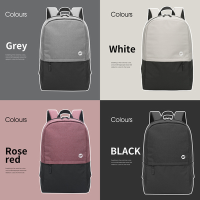 300D Snowflake PVC Travel Laptop Backpack Waterproof 15.6 Inches Light Weight Casual