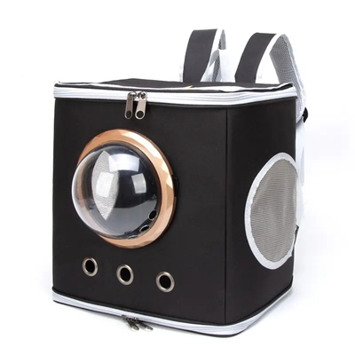 Breathable Pet Carrier Cat Kitten Dog Backpack Astronaut Capsule Window Backpack