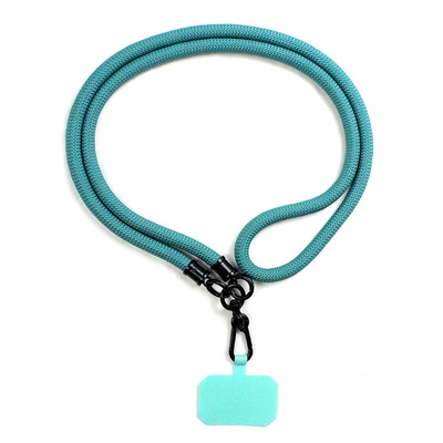 ODM Universal Phone Lanyard Adjustable Nylon Neck Phone Strap With Patch Metal